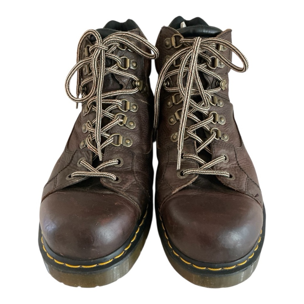 Dr. Doc Martens Mens Sz 13 Brown 11302 Chunky Lace Up Leather Hiking Work Boots
